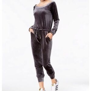 Material Girl Velour Jumpsuit